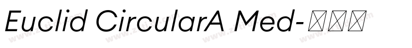 Euclid CircularA Med字体转换